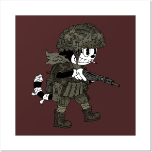 felix the ww2 paratrooper. Posters and Art